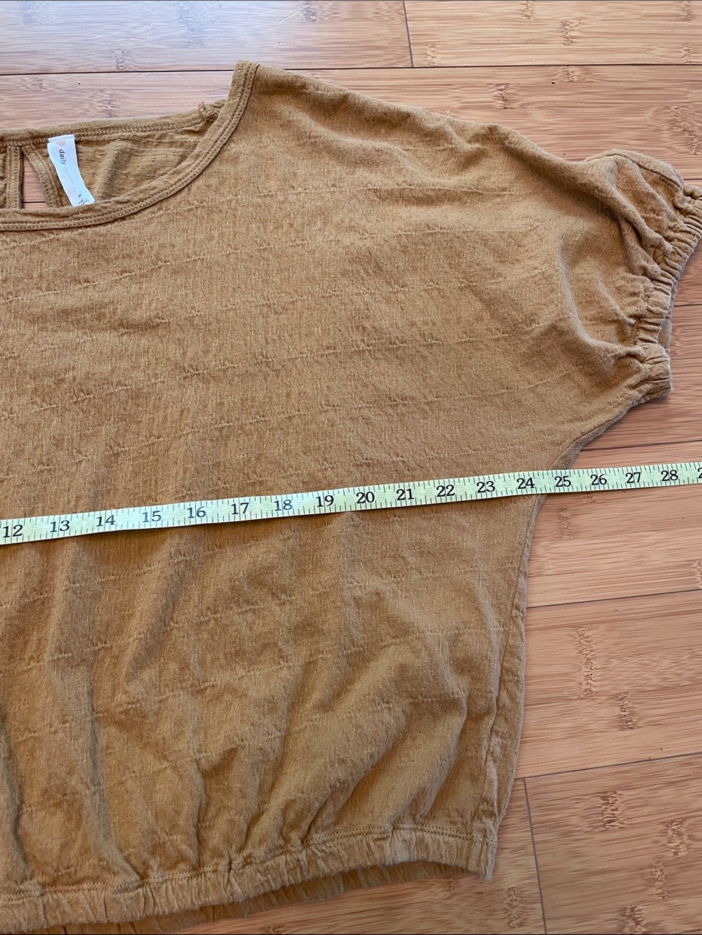 Daily Practice by Anthropologie Kimberly Shorts Set Size Medium Mustard Yellow - Picture 11 of 14
